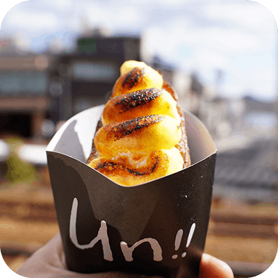 食べ歩きブリュレスイーツ